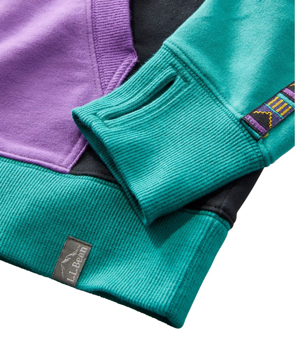 L.L.Bean US | Women's Bean's Cozy Camp Hoodie, Colorblock