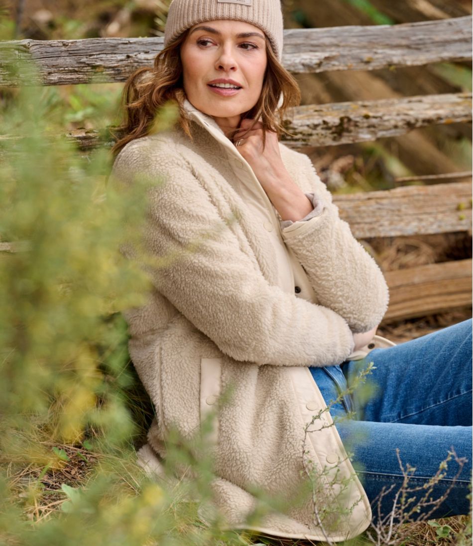 L.L.Bean Outlet | Women's Bean's Sherpa Fleece Coat