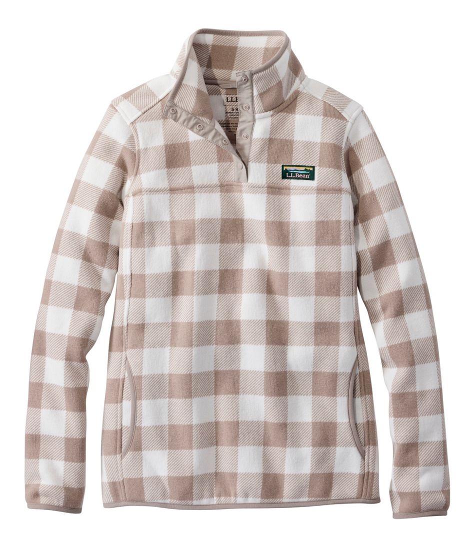 L.L.Bean | Women's Sweater Fleece Pullover, Print