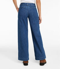 L.L.Bean On Sale | Women's True Shape Jeans, High-Rise Wide-Leg Trouser