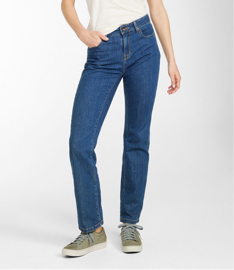 L.L.Bean For Sale | Women's True Shape Jeans, High-Rise Straight-Leg