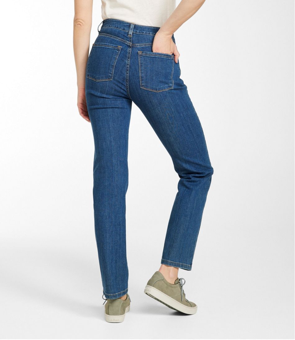 L.L.Bean For Sale | Women's True Shape Jeans, High-Rise Straight-Leg
