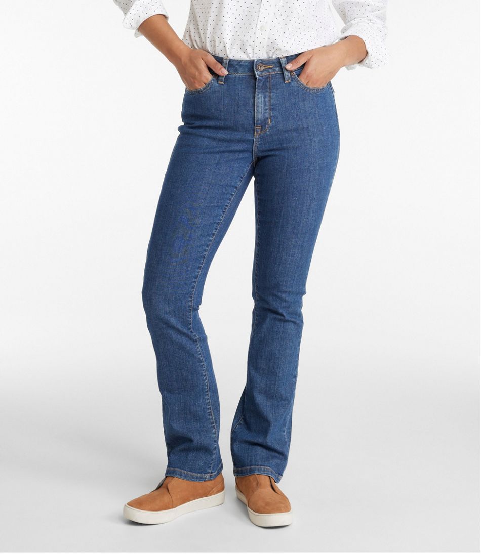 L.L.Bean New | Women's True Shape Jeans, High-Rise Bootcut