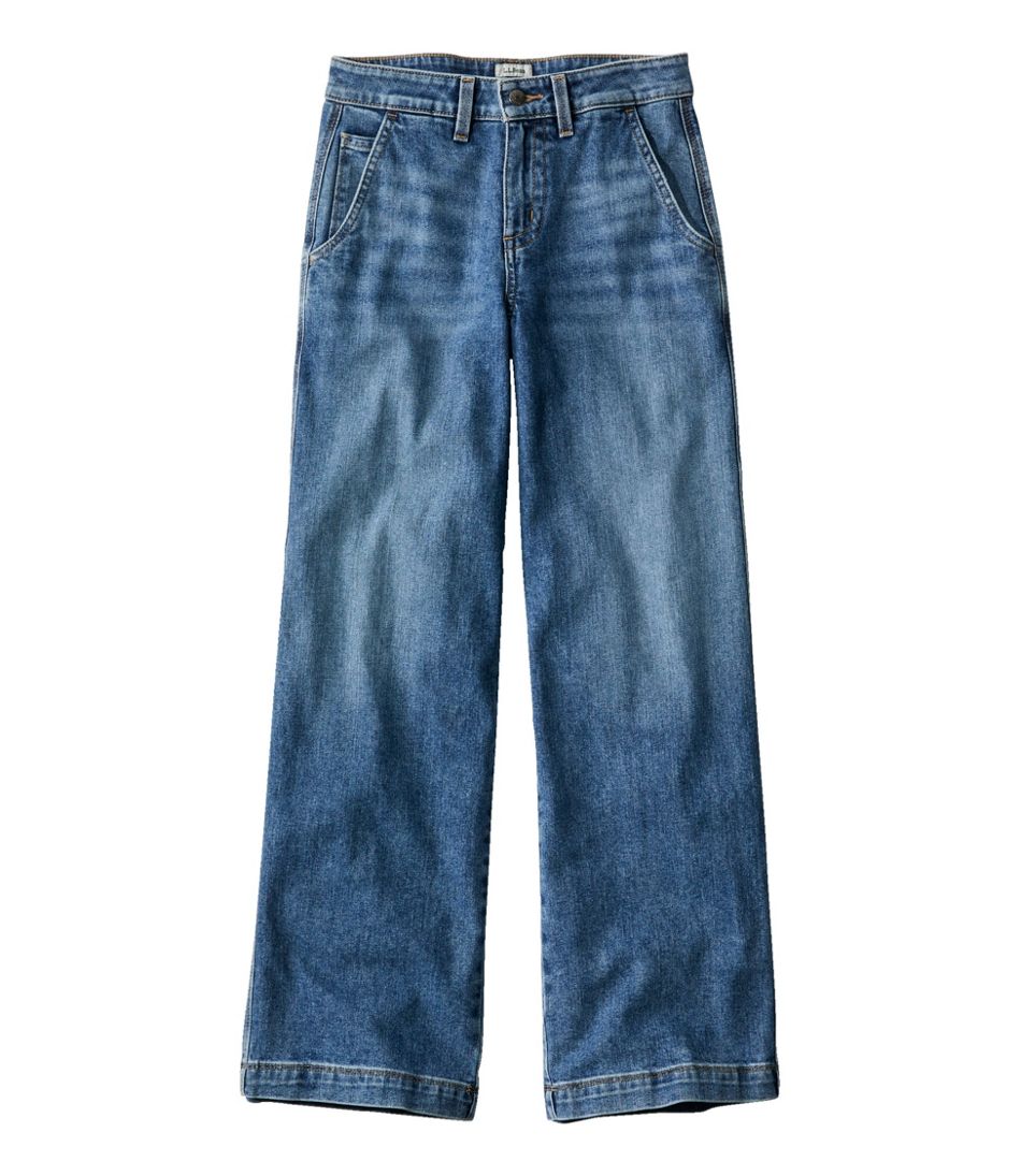 L.L.Bean US | Women's 207 Vintage Jeans, High-Rise Wide-Leg