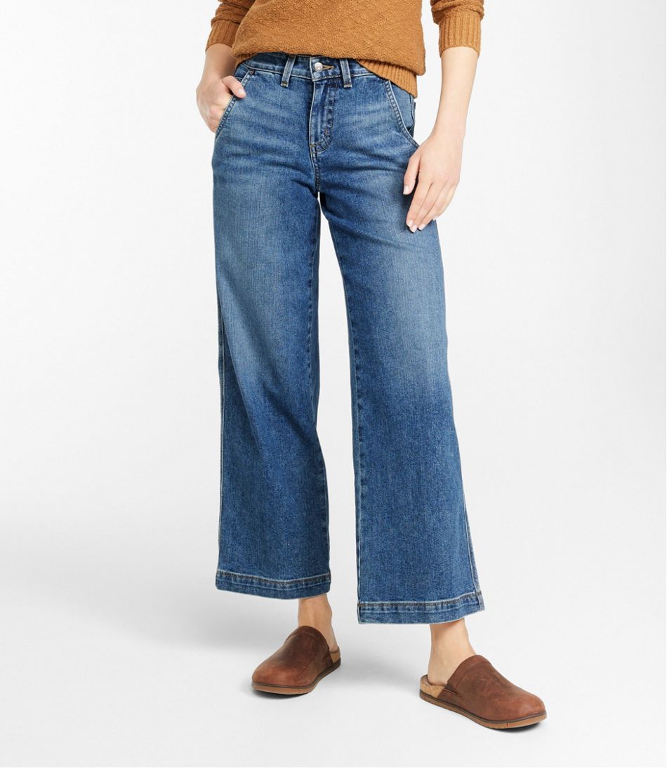 L.L.Bean US | Women's 207 Vintage Jeans, High-Rise Wide-Leg