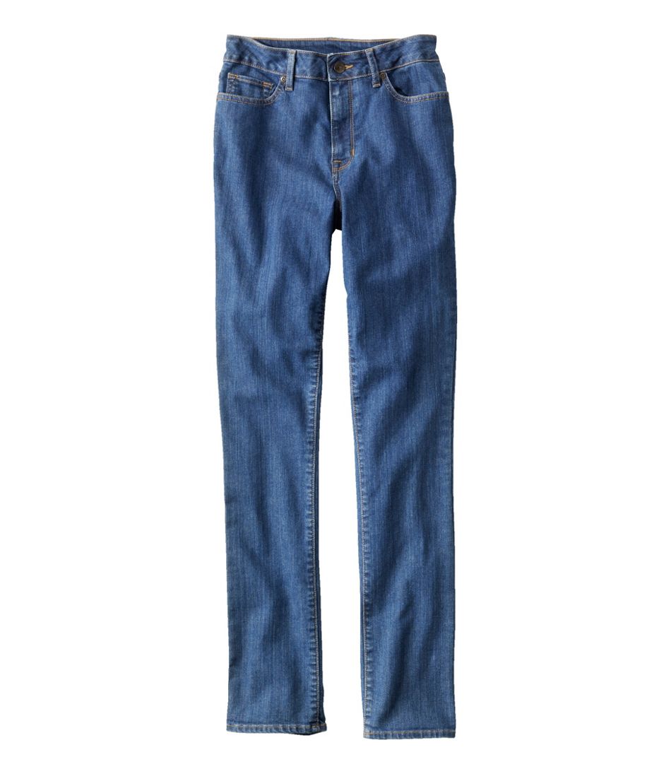 L.L.Bean On Sale | Women's True Shape Jeans, High-Rise Slim-Leg