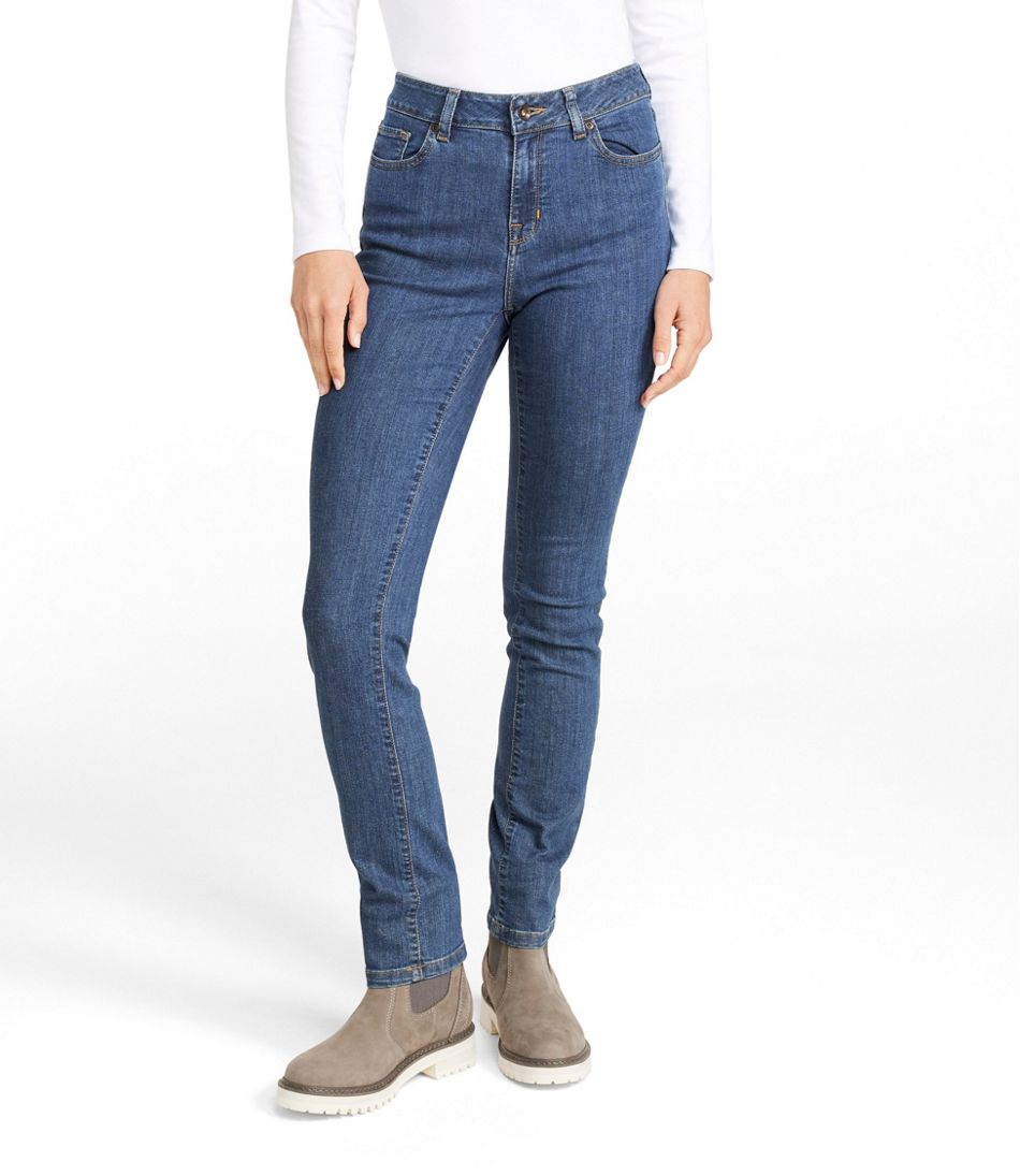 L.L.Bean On Sale | Women's True Shape Jeans, High-Rise Slim-Leg