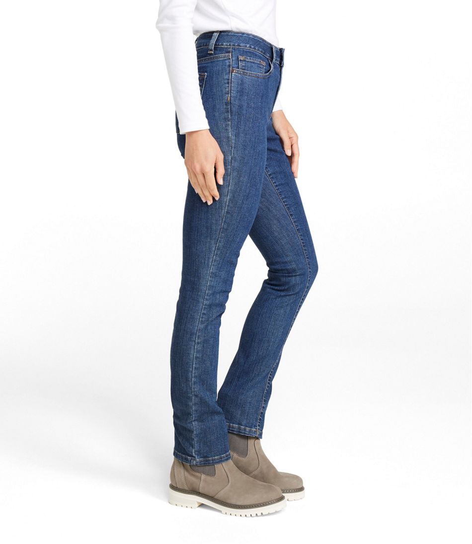 L.L.Bean On Sale | Women's True Shape Jeans, High-Rise Slim-Leg