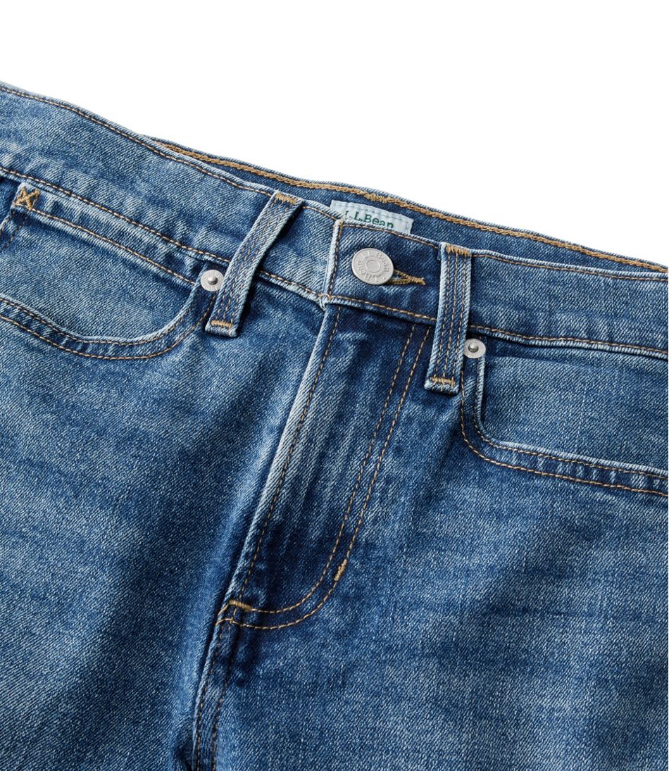L.L.Bean New | Women's 207 Vintage Jeans, High-Rise Stovepipe Ankle