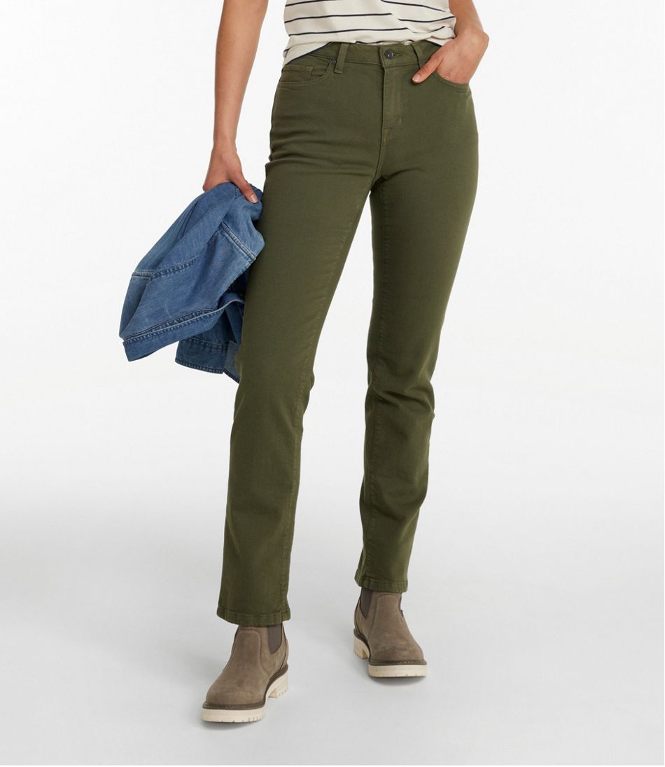 L.L.Bean Discount | Women's True Shape Jeans, High-Rise Straight-Leg Colors