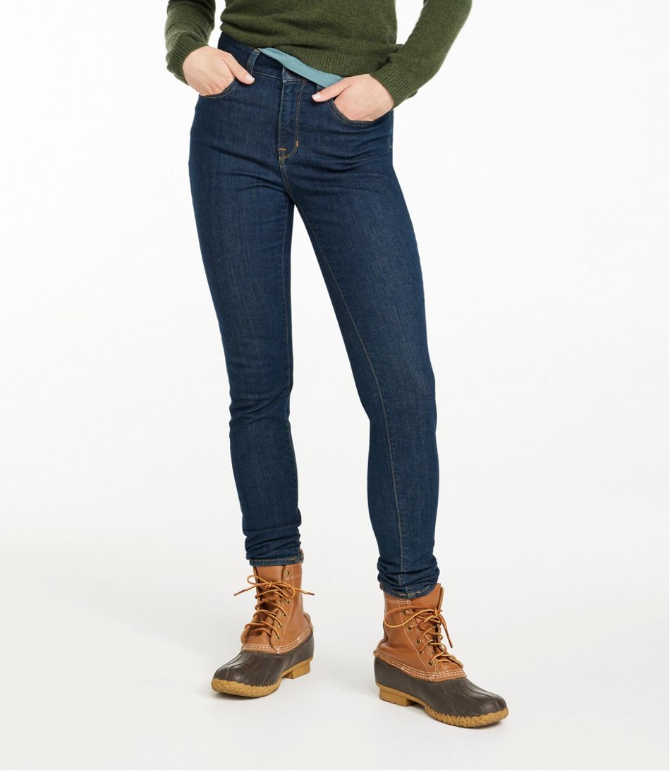 L.L.Bean New | Women's True Shape Jeans, High-Rise Skinny-Leg