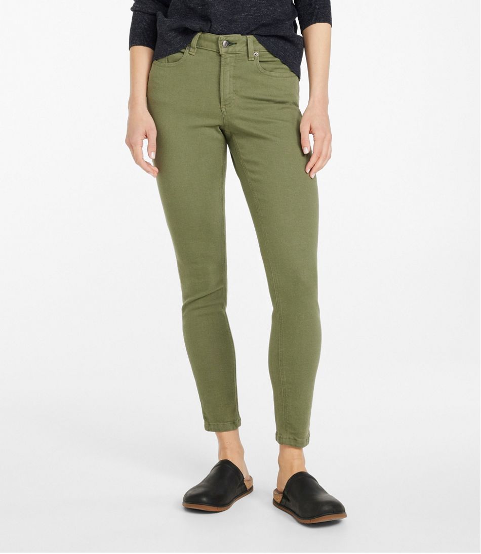 L.L.Bean Discount | Women's BeanFlex®Jeans, High-Rise Slim-Leg Ankle Color
