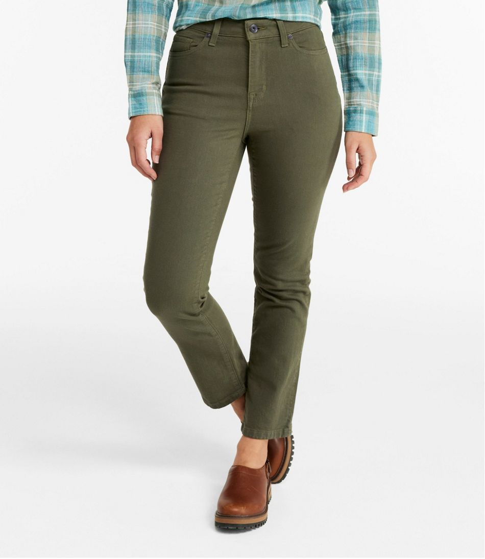 L.L.Bean On Sale | Women's True Shape Jeans, High-Rise Slim-Leg Ankle Colors