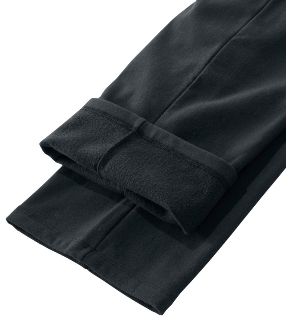 L.L.Bean Sale | Women's Perfect Fit Pants, Fleece-Backed Straight-Leg