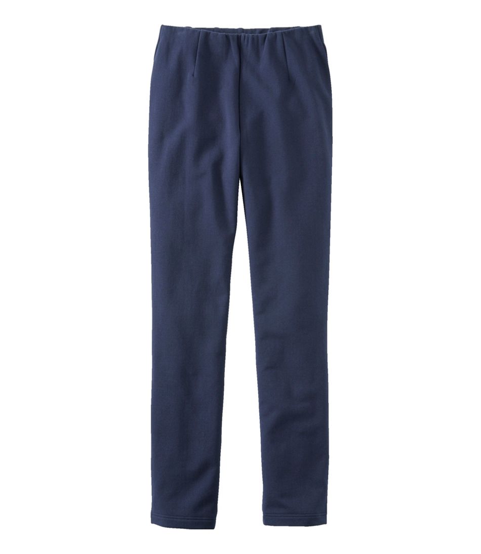 L.L.Bean Online | Women's Perfect Fit Pants, Fleece-Backed Slim-Leg