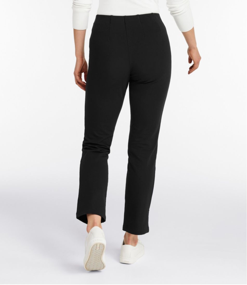 L.L.Bean Online | Women's Perfect Fit Pants, Fleece-Backed Slim-Leg