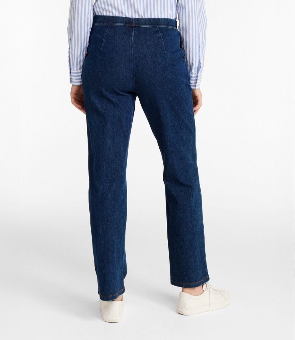 L.L.Bean On Sale | Women's Perfect Fit Pants, Denim Straight-Leg