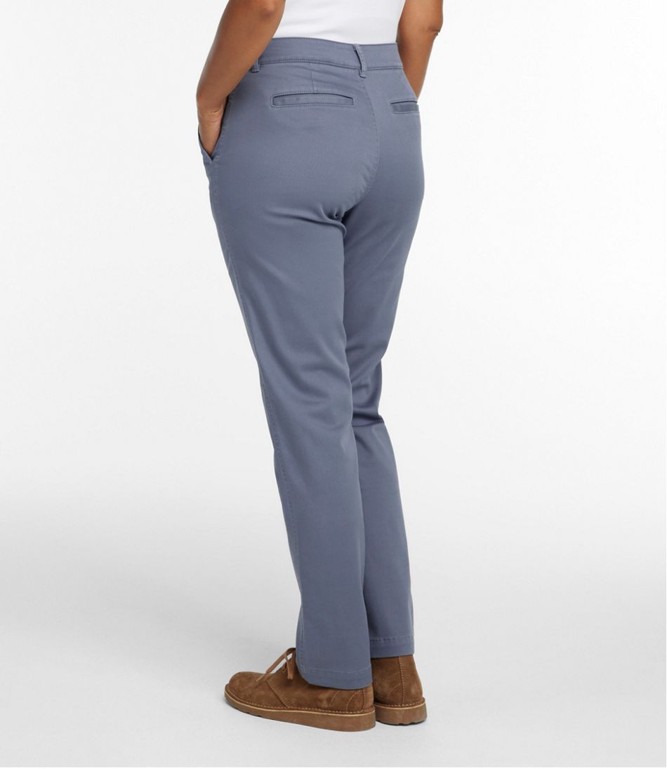 L.L.Bean For Sale | Women's Comfort Stretch Pants, Mid-Rise Straight-Leg Chino