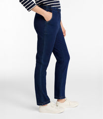 L.L.Bean Online | Women's Perfect Fit Pants, Denim Original Tapered Leg