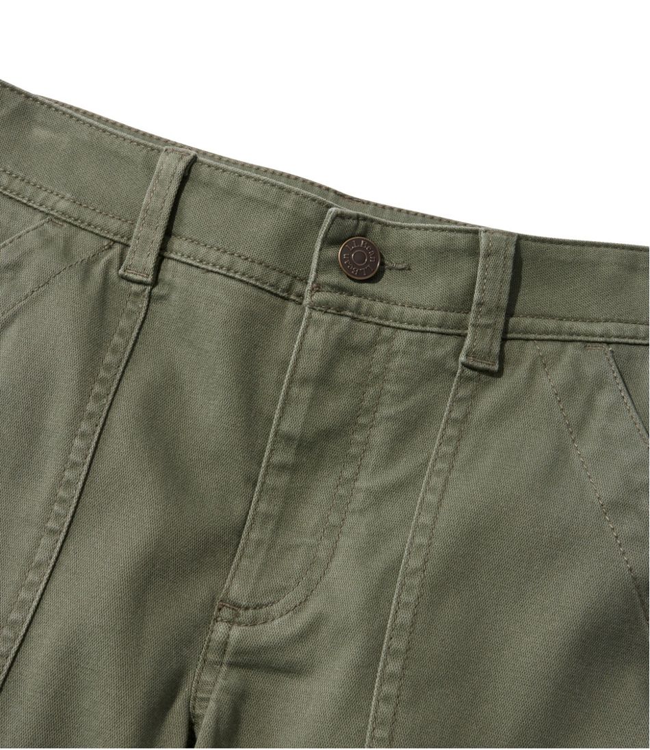 L.L.Bean US | Women's Comfort Stretch Pants, Mid-Rise Straight-Leg Cargo