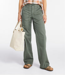 L.L.Bean Discount | Women's Signature Utility Pants, High-Rise Wide-Leg