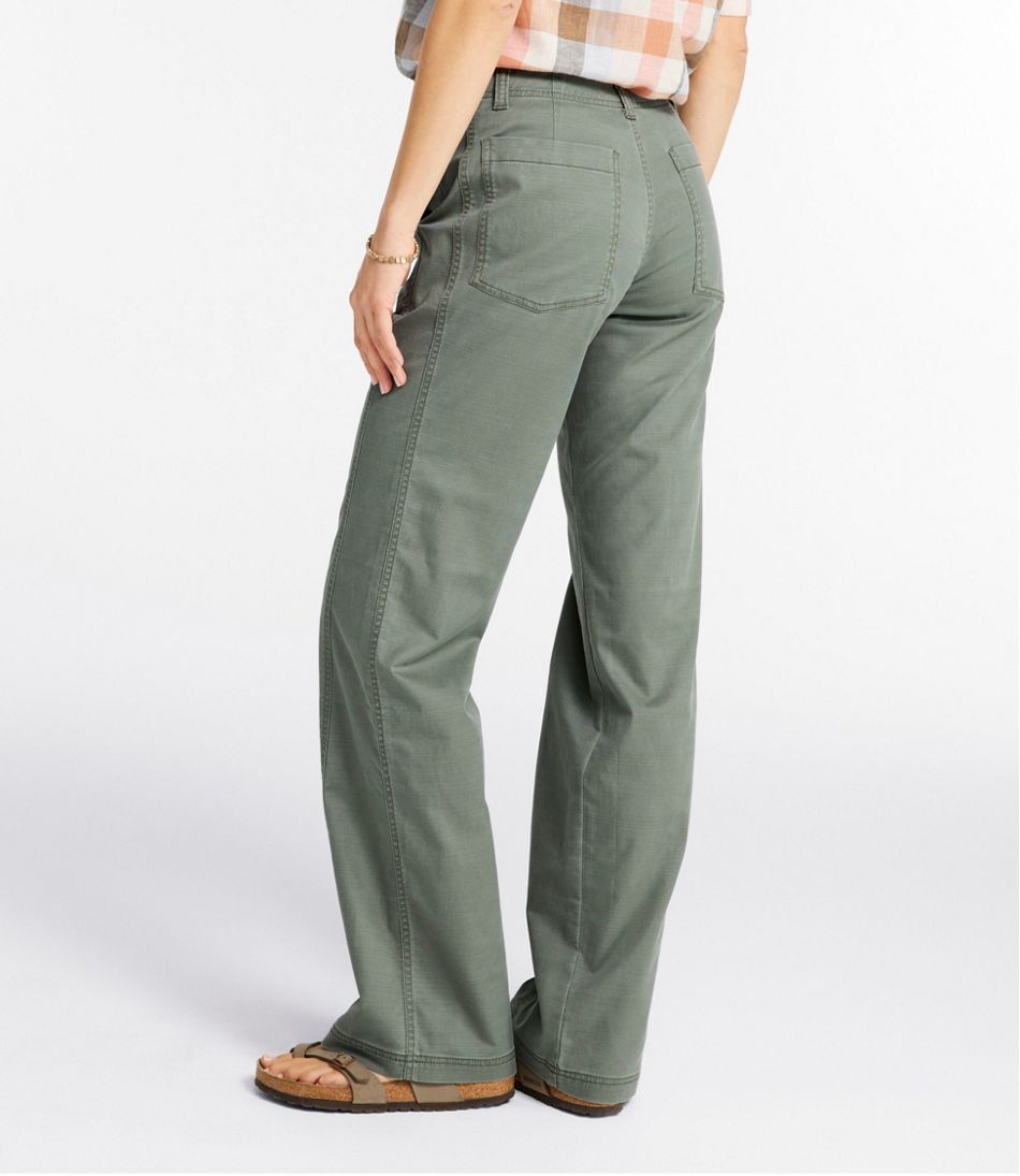 L.L.Bean Discount | Women's Signature Utility Pants, High-Rise Wide-Leg