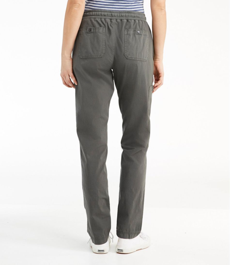 L.L.Bean Sale | Women's Stretch Ripstop Pull-On Pants, Slim-Leg