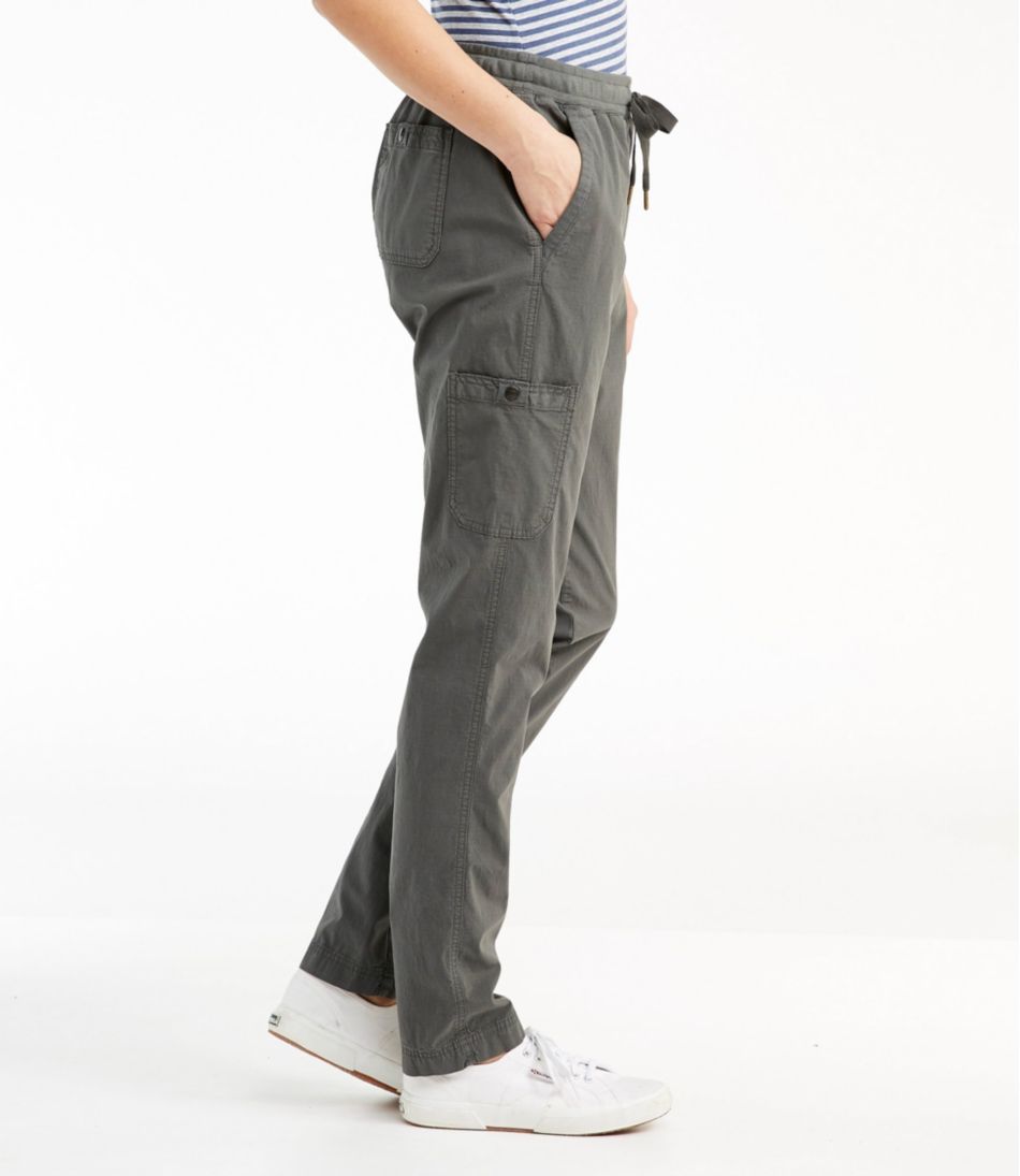 L.L.Bean Sale | Women's Stretch Ripstop Pull-On Pants, Slim-Leg