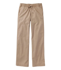 L.L.Bean New | Lakewashed Pull-on Chinos, Mid-Rise Wide-Leg