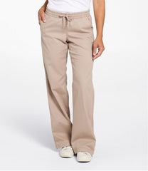 L.L.Bean New | Lakewashed Pull-on Chinos, Mid-Rise Wide-Leg
