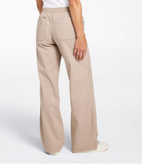 L.L.Bean New | Lakewashed Pull-on Chinos, Mid-Rise Wide-Leg
