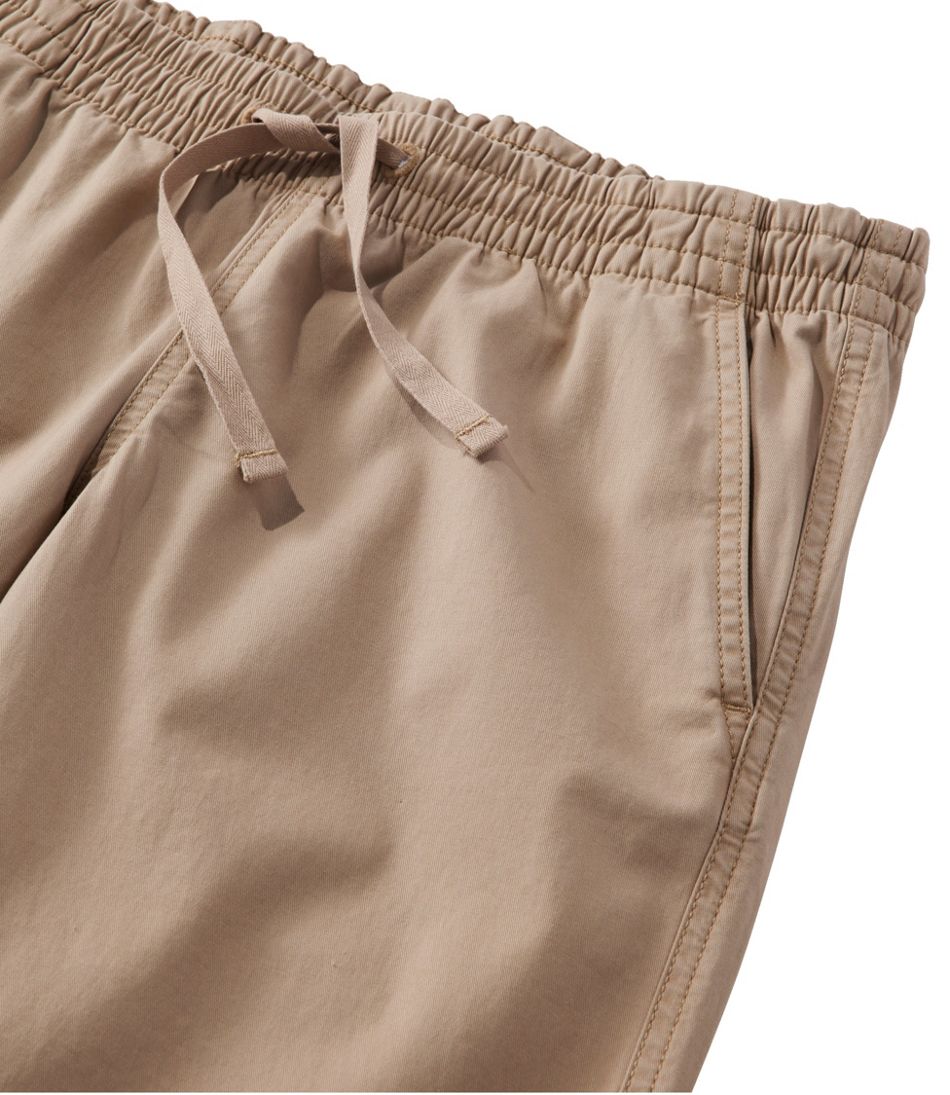 L.L.Bean New | Lakewashed Pull-on Chinos, Mid-Rise Wide-Leg