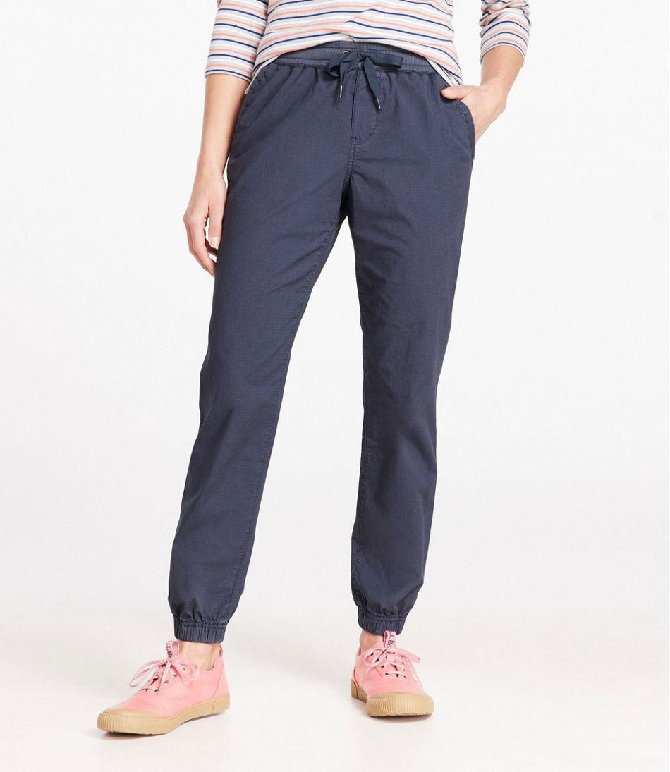 L.L.Bean New | Women's Stretch Ripstop Pull-On Pants, Slim-Leg Jogger