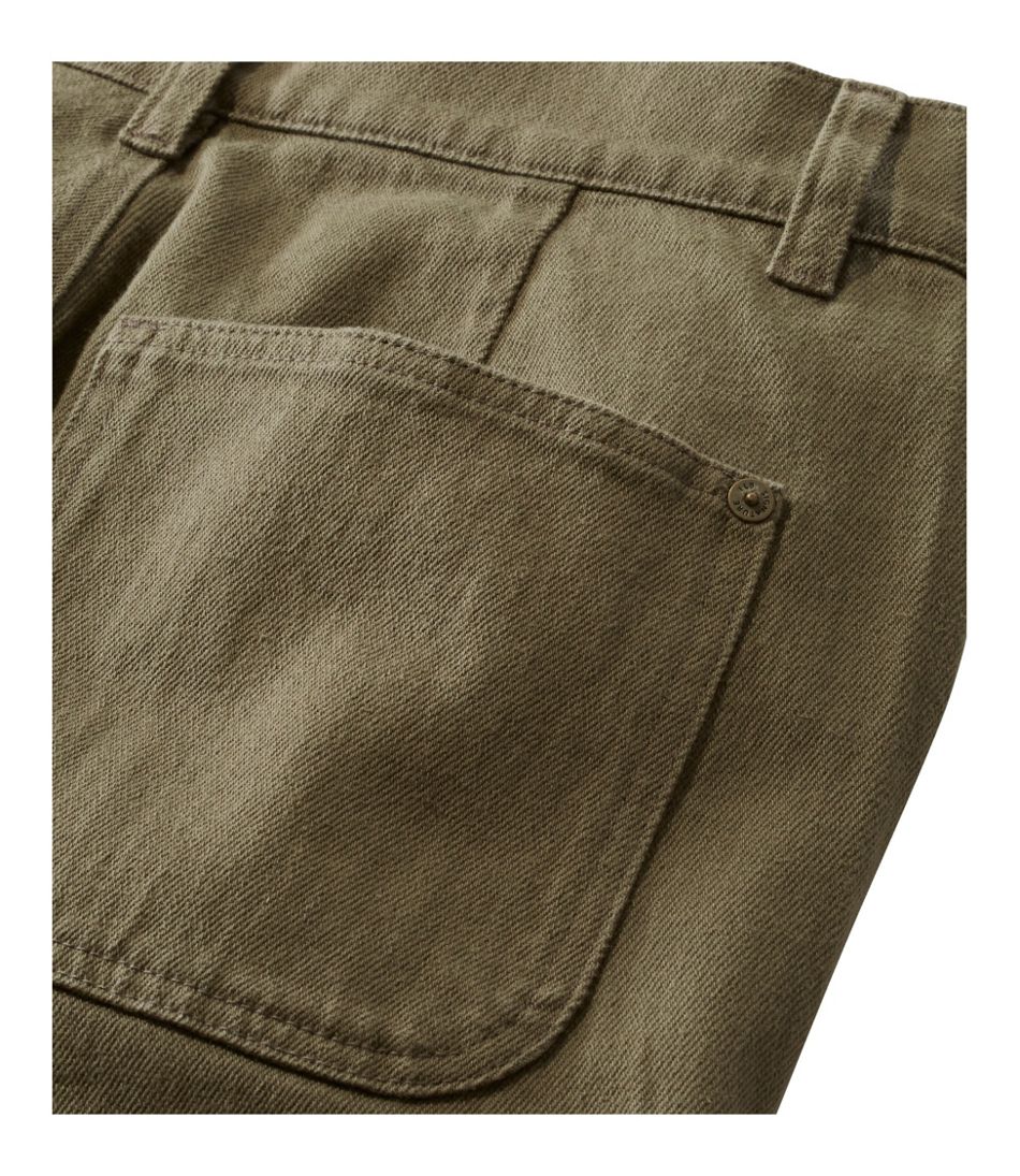 L.L.Bean Discount | Women's Signature Washed Cotton Barrel Pants, High-Rise Tapered Leg