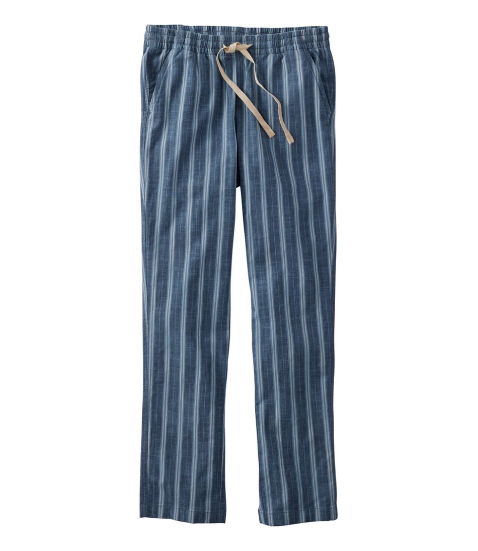 L.L.Bean On Sale | Women's Lakewashed Pull-On Chinos, Mid-Rise Tapered-Leg Chambray Ankle Pants