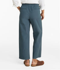 L.L.Bean US | Women's Stretch Ripstop Pull-On Pants, Wide-Leg Ankle
