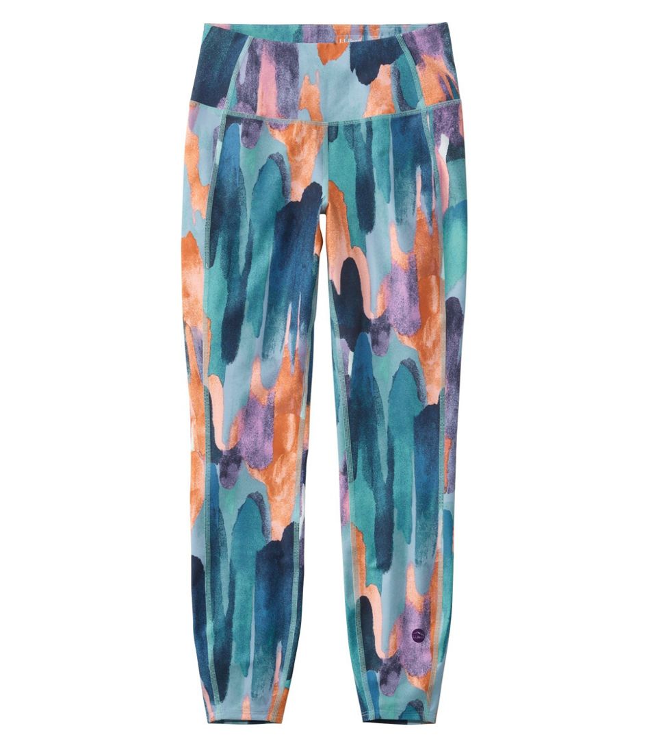 L.L.Bean Sale | Women's Everyday Performance 7/8 Leggings, High-Rise Print
