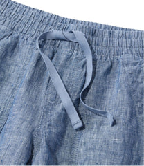 L.L.Bean Online | Women's Premium Washable Linen Shorts, Mid-Rise 6"