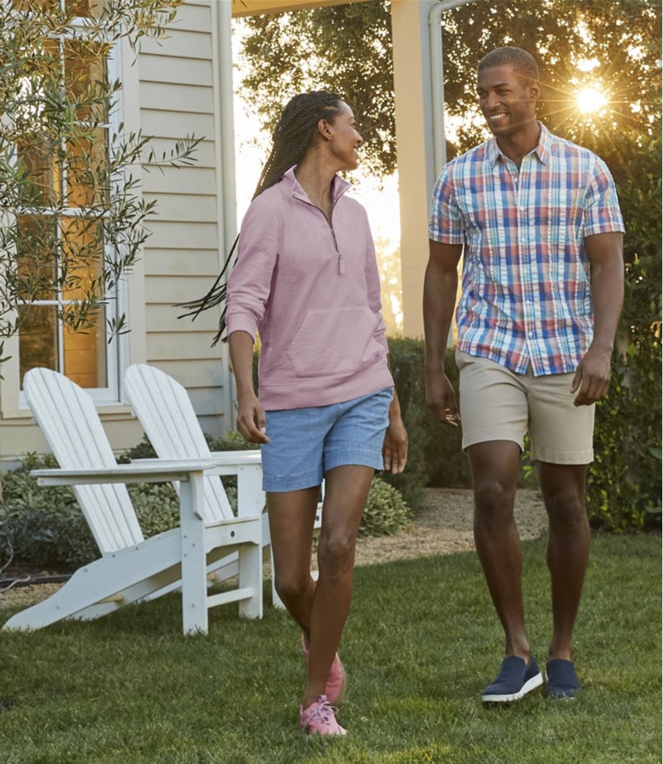 L.L.Bean For Sale | Women's Lakewashed Dock Shorts, Mid-Rise Chambray