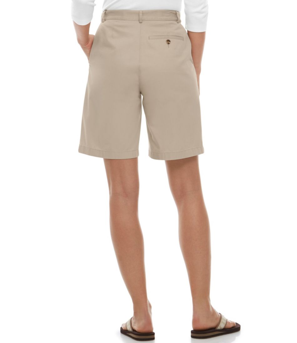 L.L.Bean Discount | Women's Wrinkle-Free Bayside Shorts, Ultra High-Rise Hidden Comfort Waist 9"