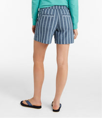 L.L.Bean For Sale | Women's Lakewashed Dock Shorts, Mid-Rise Stripe