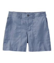L.L.Bean New | Women's Comfort Stretch Cotton/Linen Shorts, High-Rise 7"