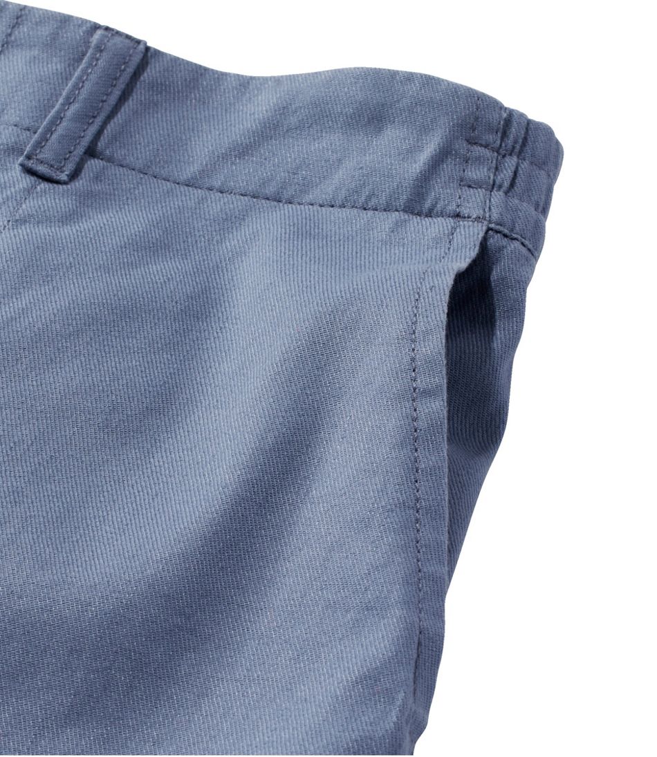 L.L.Bean New | Women's Comfort Stretch Cotton/Linen Shorts, High-Rise 7"