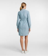 L.L.Bean Discount | Women's Signature Camp Shirt Dress, Button-Front