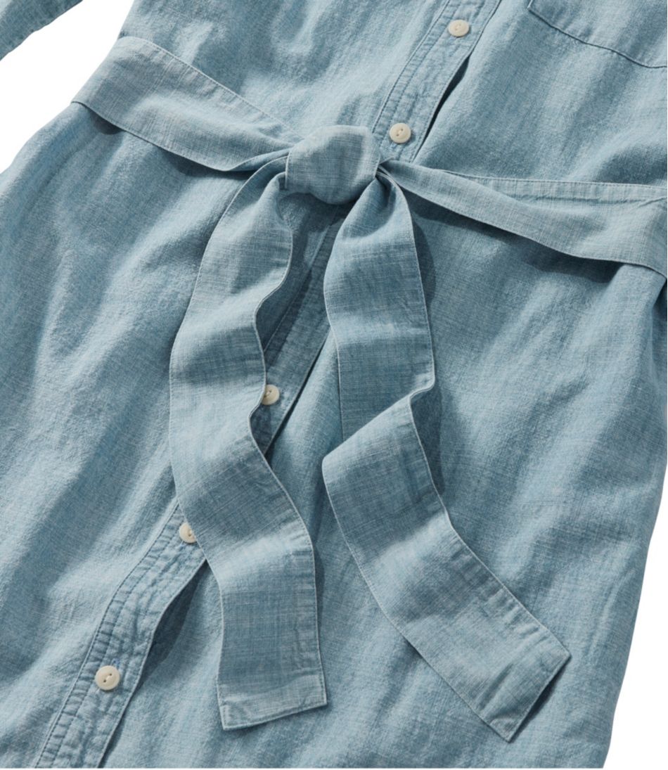 L.L.Bean Discount | Women's Signature Camp Shirt Dress, Button-Front