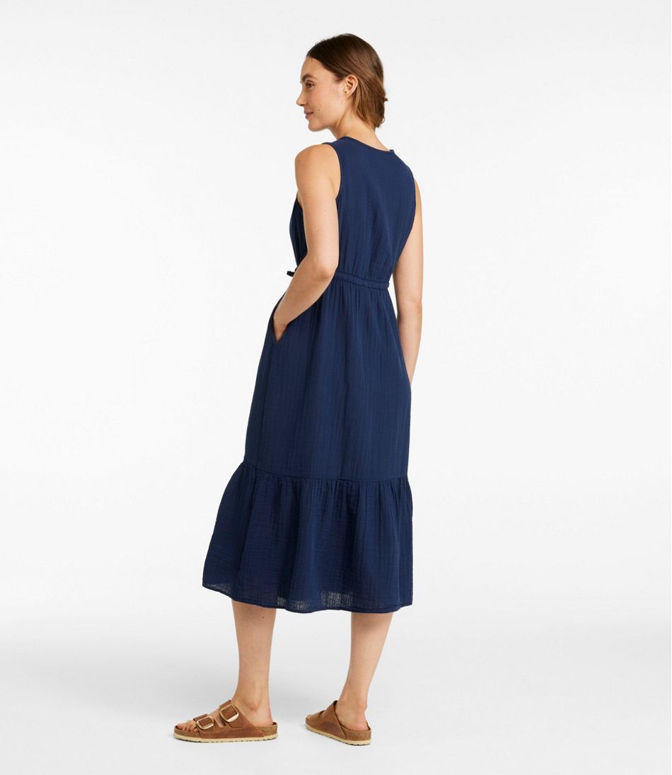 L.L.Bean Outlet | Women's Cloud Gauze Midi Dress