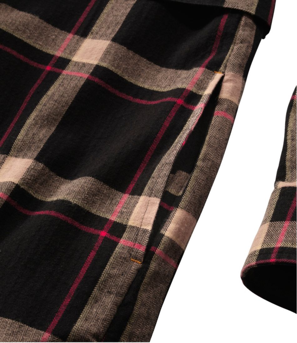 L.L.Bean Discount | Women's Signature Camp Flannel Shirt Dress, Button-Front