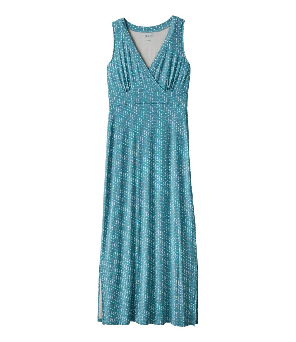 L.L.Bean US | Women's Summer Knit Maxi Dress, Print