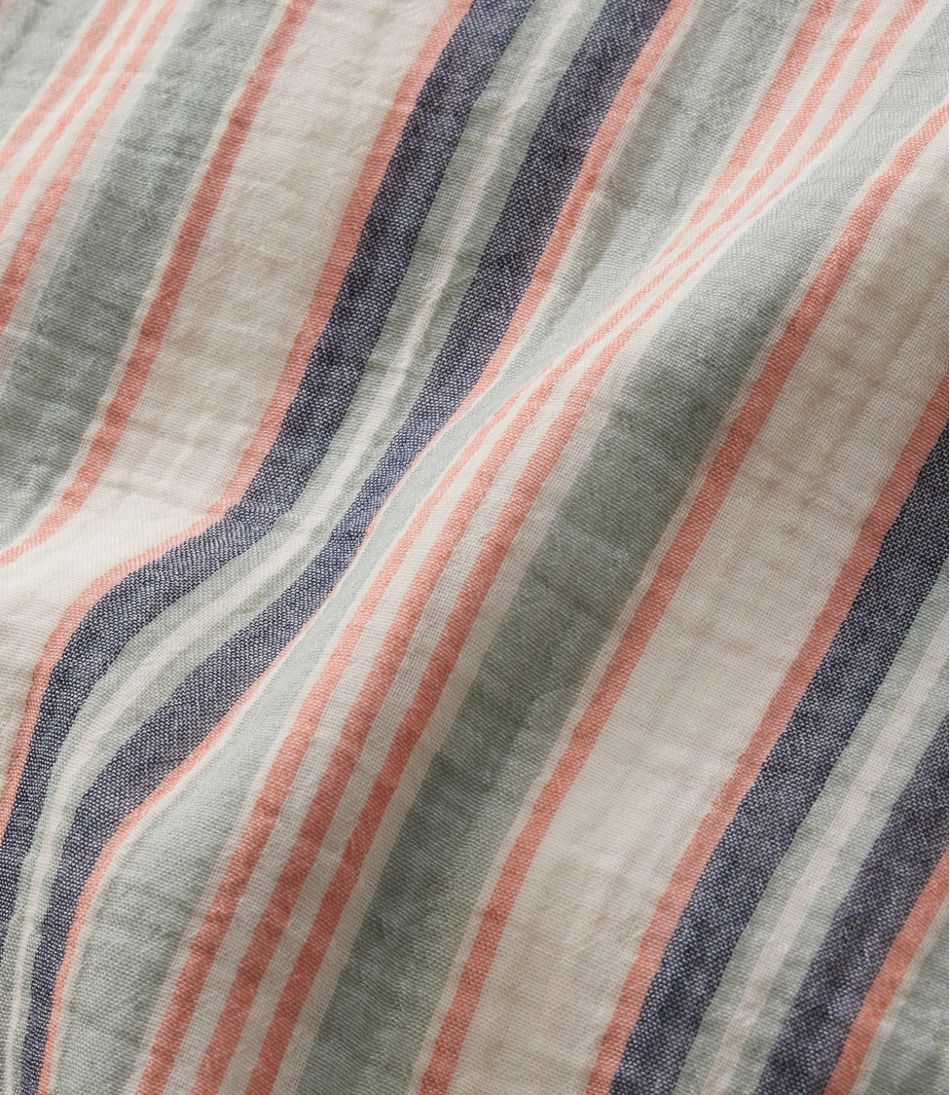 L.L.Bean Outlet | Women's Cloud Gauze Short-Sleeve Shift Dress, Stripe