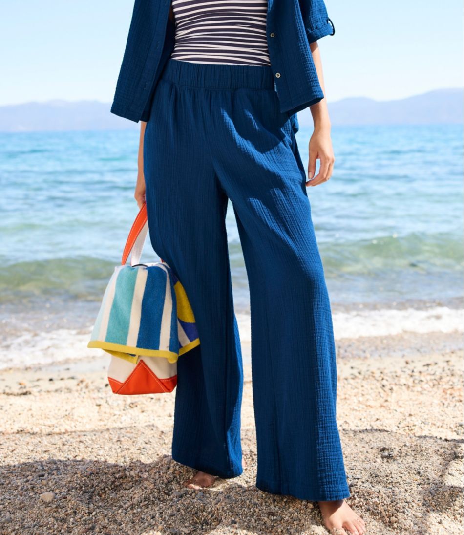 L.L.Bean On Sale | Women's Cloud Gauze Wide-Leg Pants